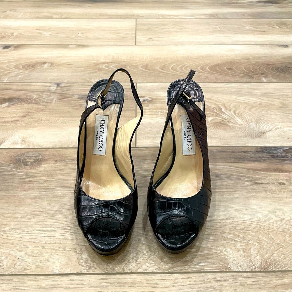 Jimmy Choo Heels - Very Comfortable! Size 9US - Black